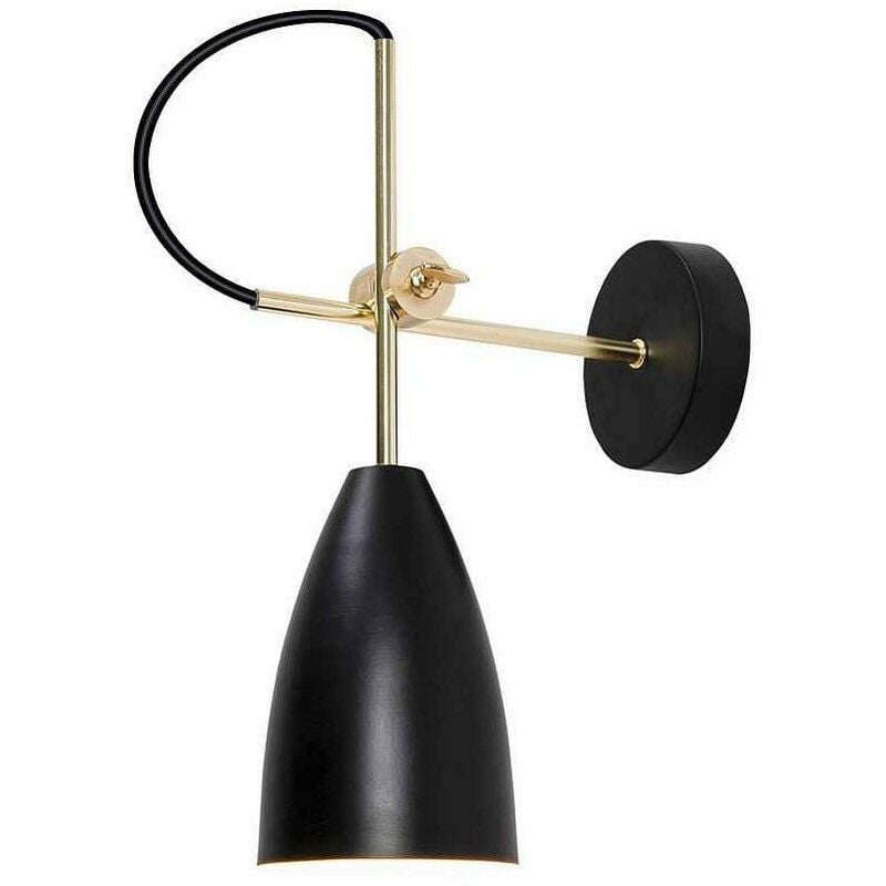 

Iluminación de pared modelo MANUS negro 1 luz ALEMAR