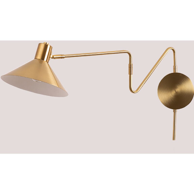 

Aplique de Pared Metalizado Lizz Oro - Sklum
