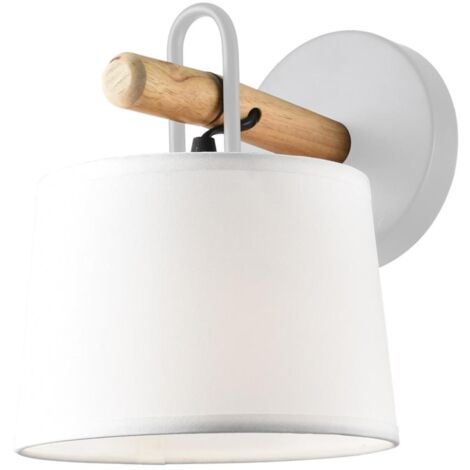 Aplique de pared modelo Arolas acabado blanco 22 cm(alto) 17 cm(ancho) 21 cm(largo)