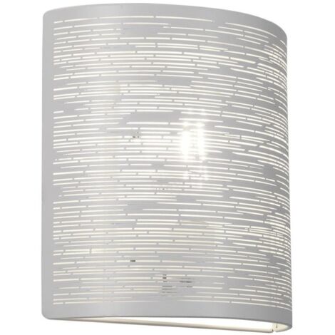 Aplique de pared modelo Teo acabado blanco 23 cm(alto)23 cm(ancho)9 cm(largo)