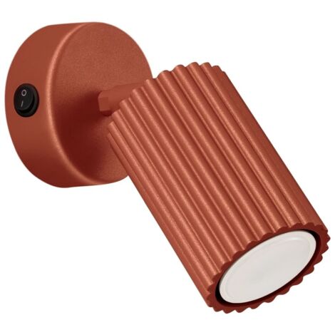 Aplique de pared Moto, rojo con interruptor