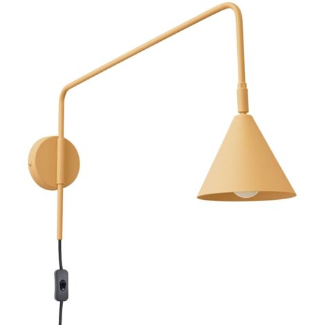 Aplique de pared Naon dorado
