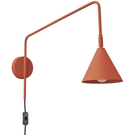 Aplique de pared Naon rojo