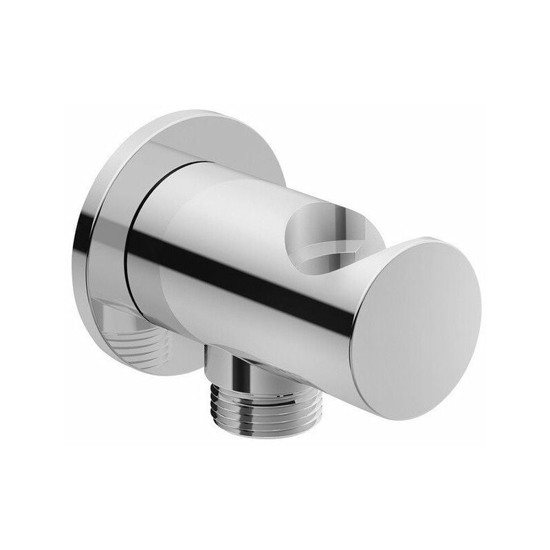 

Aplique de pared negro mate con soporte de ducha redondo DURAVIT
