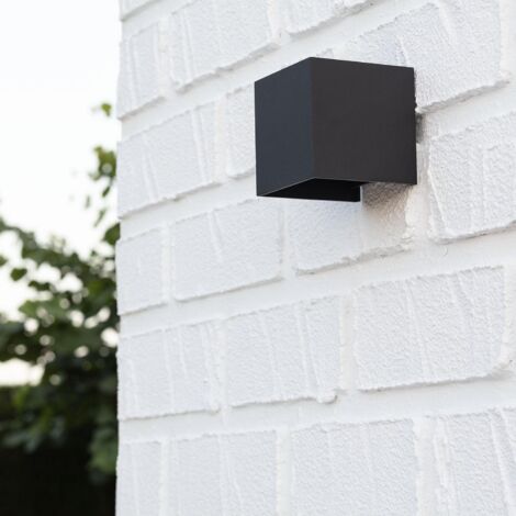 Aplique LED Eros 6W Negro Iluminación Doble Cara