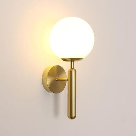 Aplique de pared para interior, pantalla de cristal, accesorios de iluminación para dormitorio, sala de estar, pasillo, cafetería, escalera, galería de arte, decoración del hogar.