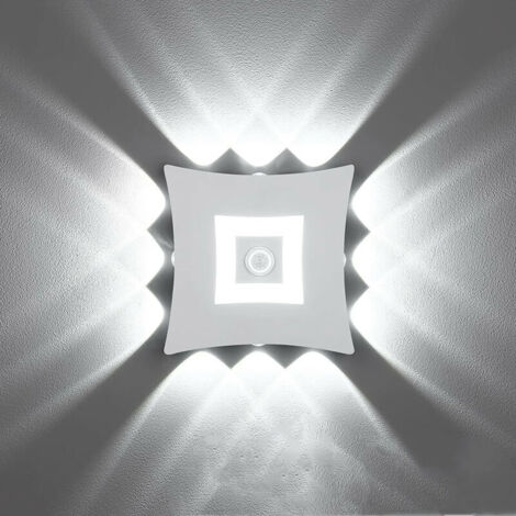 Aplique de pared para sala de estar y entradaAplique de pared LED moderno para exteriores de 18 W con sensor de movimiento PIR, lámpara de pared impermeable IP65, luz de pared de aluminio para jardín 