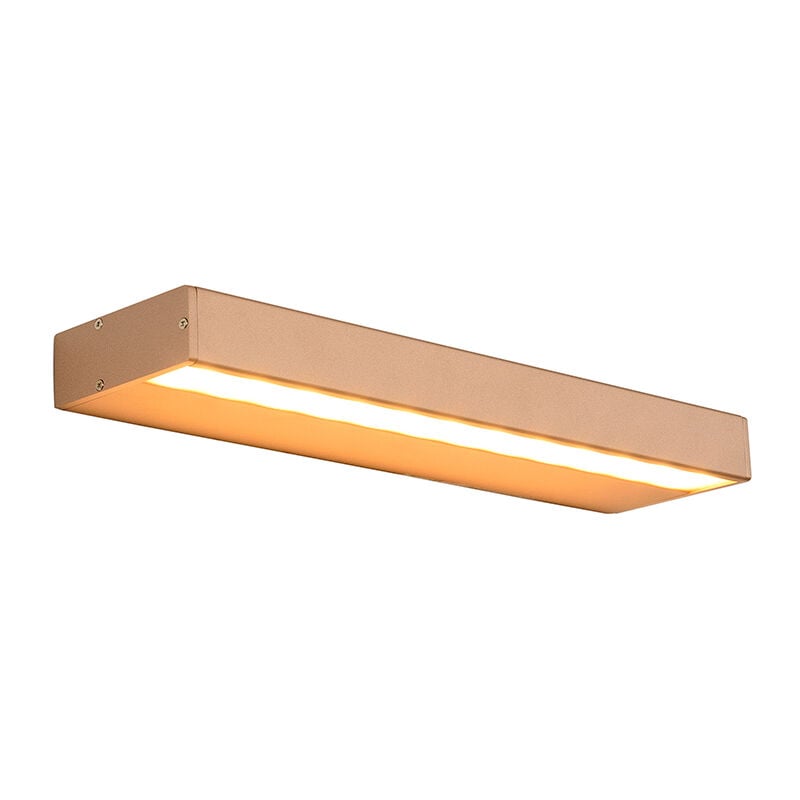 

Aplique de pared Rectangular LED 12W 1000lm 3000K Bronce