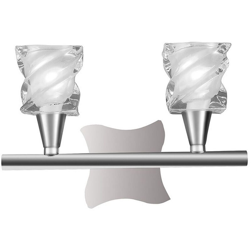 Inspired Mantra Salomon Aplique Switched 2 Luces G9, Cromo Pulido