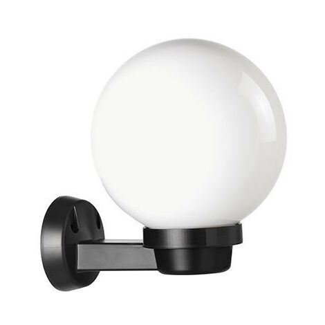 Aplique de pared Sf. Opal D.20 E27 linea globo negro