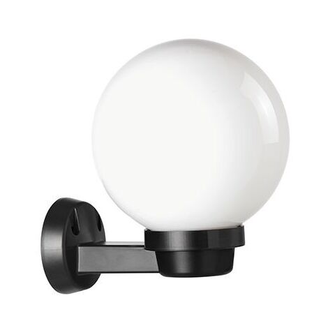 Aplique de pared Sf. Opal D.20 E27 linea globo negro