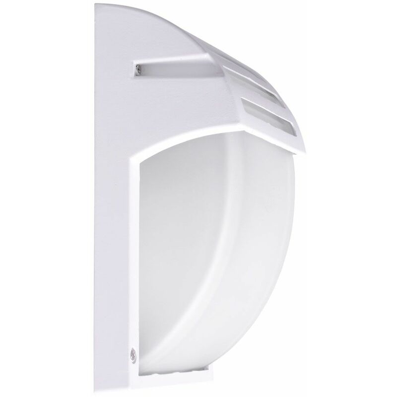 

Aplique de pared exterior de diseño ALU cristal terraza balcón luz blanco IP44 V-TAC 7077