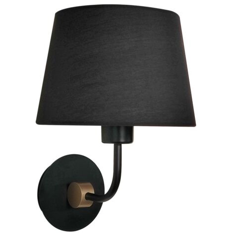 Aplique de pared Solor  Negro
