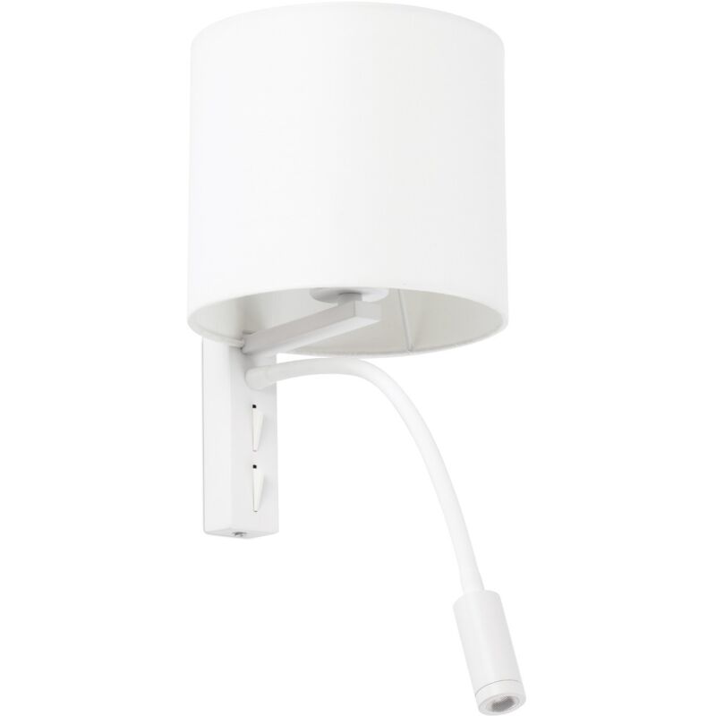 

Faro Barcelona - TIRA Aplique de pared con lector 64322 - BLANCO MATE