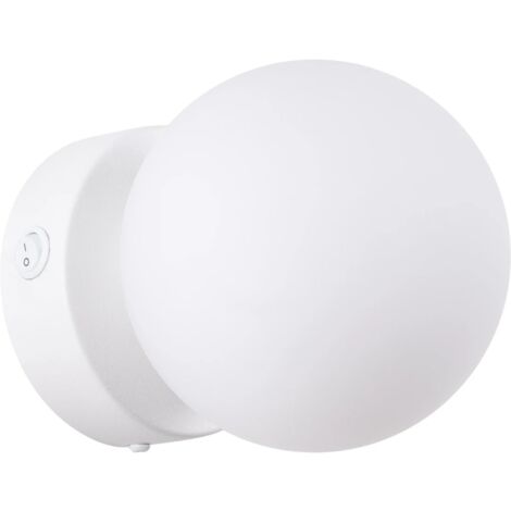 Aplique de pared Vaba blanco, 1 luz