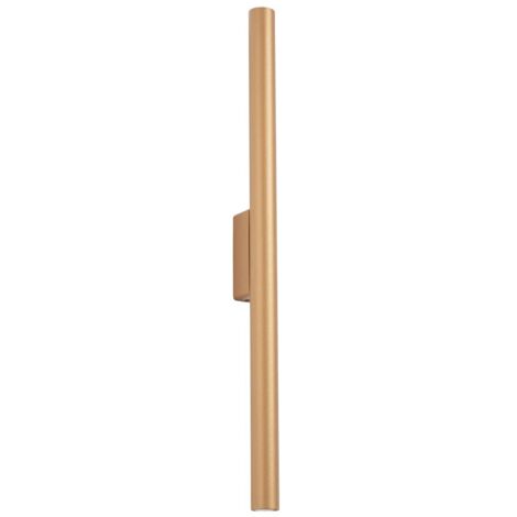 Aplique de pared Vacu dorado, 2 luces