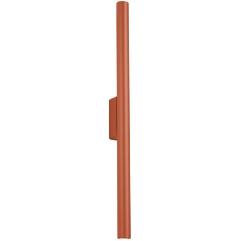 Aplique de pared Vacu rojo, 2 luces