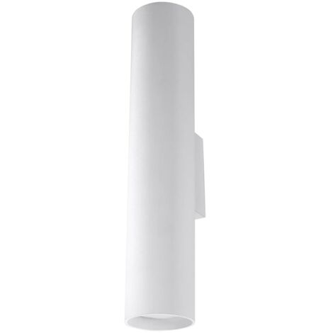 Aplique de pared Vaza blanco, 2 luces