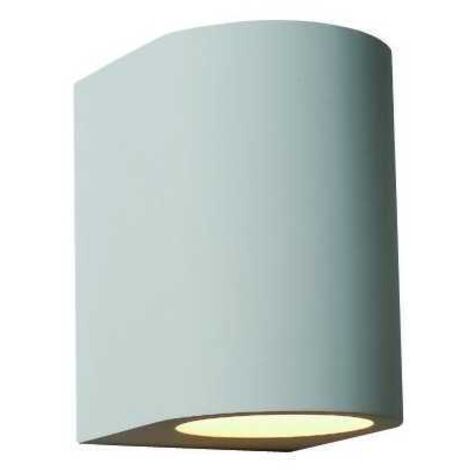 Aplique de pared Vigor Delfi Gesso Blanco 2X35 Vatios