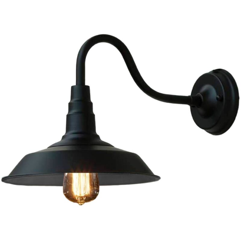 

Aplique de pared vintage 'ROC' | Negro