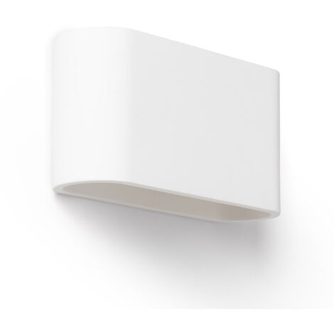Aplique de Pared Yeso Ebin Round Blanco