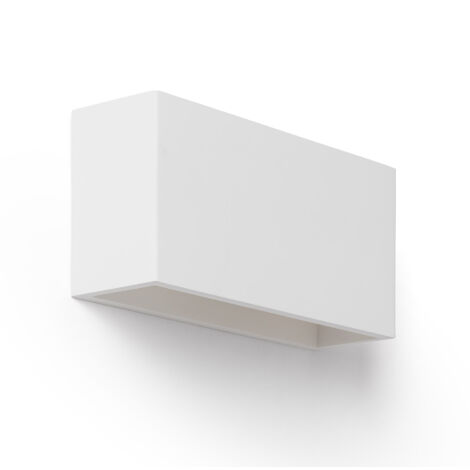 Aplique de Pared Yeso Ebin Square Blanco