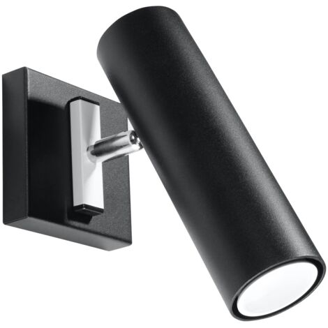 Aplique de pared Zani negro