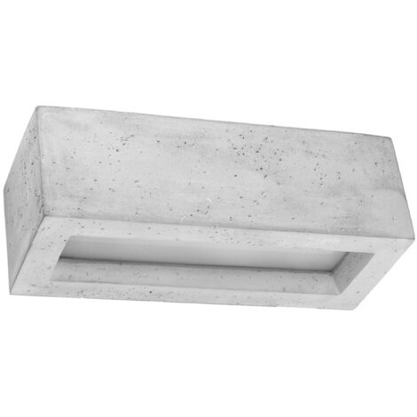 Aplique de pared Zoriza 30 cemento