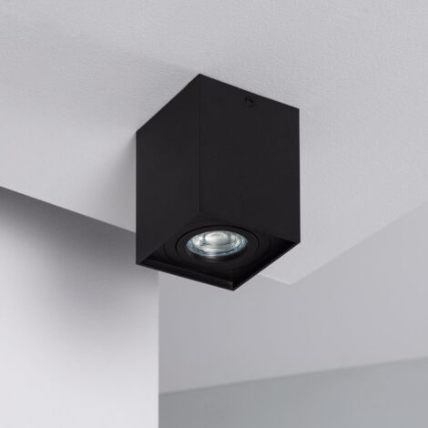 Aplique de Techo Aluminio Jaspe Negro Negro - Negro
