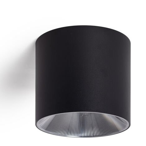 Aplique de Techo LED 20W Aluminio Syrah Negro Seleccionable (Cálido-Neutro) (2700K - 3300K - 4000K)