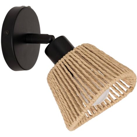 Aplique de techo Myha beige 10x10cm - Atmosphera créateur d'intérieur
