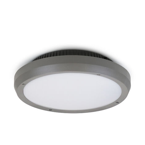 Aplique DELFI IP65 LED SMD 12.50W 1150lm CRI80 4000K Gris