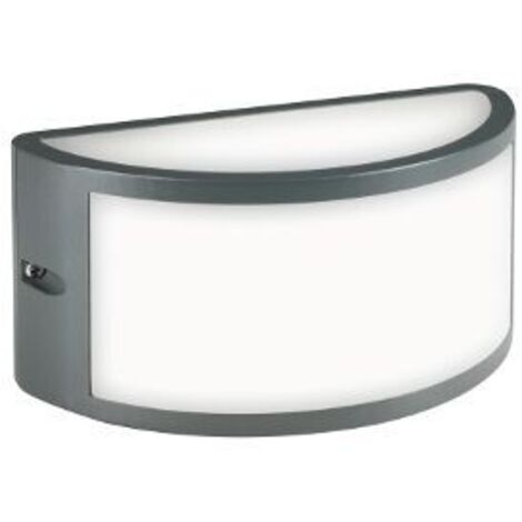 Aplique E27 línea grafito blanco