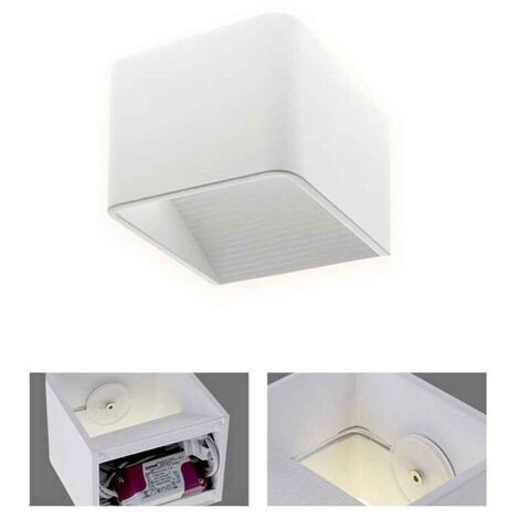 Aplique edna 1x6w led 423lm 3000k l.10xan.10xal.8cm arena