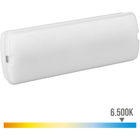 Aplique Emergencia LED Con Marco Incluido 3,5W 160 LM 24 X 4 X 8 CM EDM