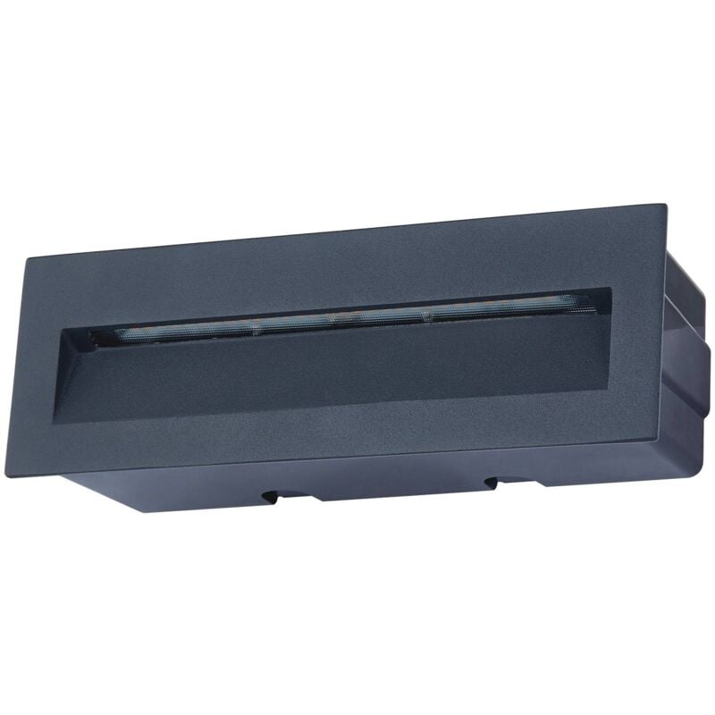 

Aplique empotrable LED Loya oscuro, pared exterior
