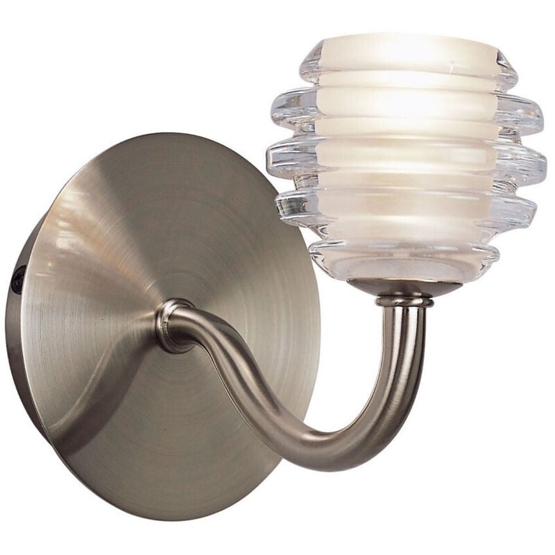 Inspired Sphere Lámpara de pared conmutada G9, níquel satinado