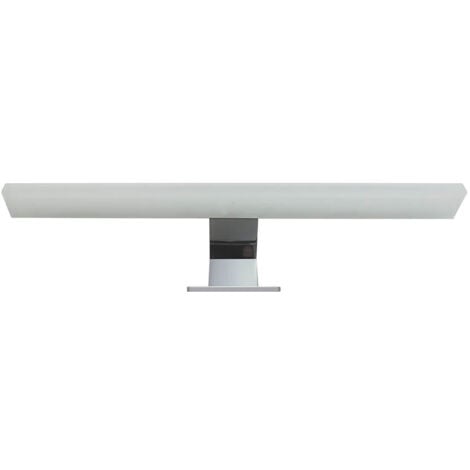 Aplique Espejo Baño LED 9,6W Perfil al Aire , 7hSevenOn , Foco LED Baño , 3 Usos: Espejo, Pared o Marcos , Lámpara Baño LED , Color Luz Blanco Neutro 4200K , Resistente al Agua