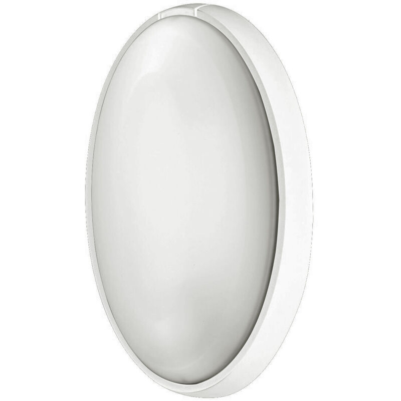 

Aplique estanco oval blanco E27 186x316x105mm. (Fenoplástica 7400B)