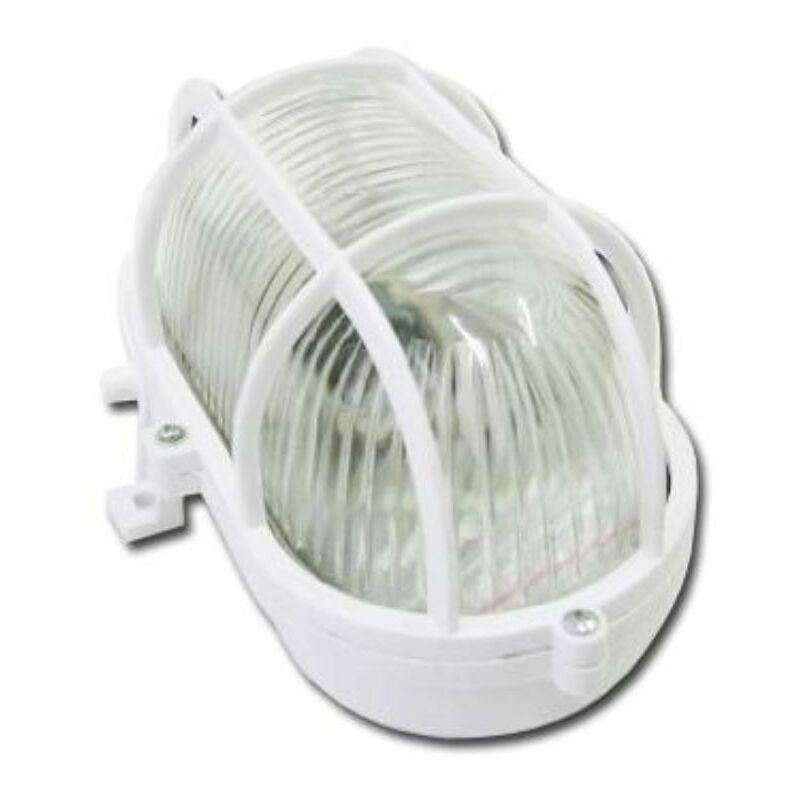 Fplus electricidad aplique oval 60w e-27 blanco caja 14024 ,