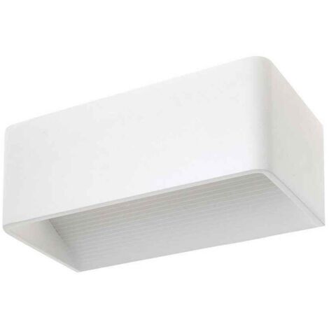 Aplique ETEL LED de aluminio acabado Blanco de INTERLUSA