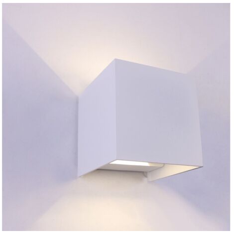 Aplique exter. 13,6x10x11,7cm led 5w 4000k ip54 met bl open