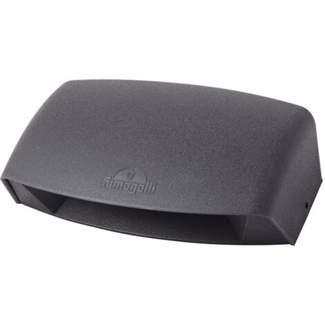 Aplique exterior ABRAM 1xR7s (118mm) 7,5W con pulsador CCT (3colores) IP55 esina negra