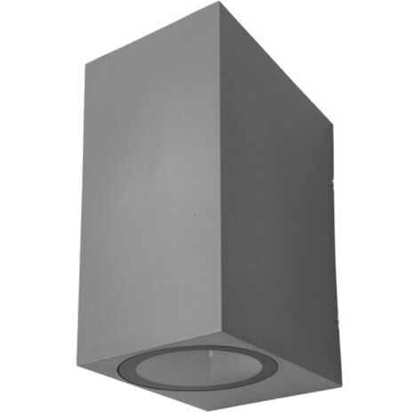 Aplique Exterior Alce 2xgu10 Gris Ip44