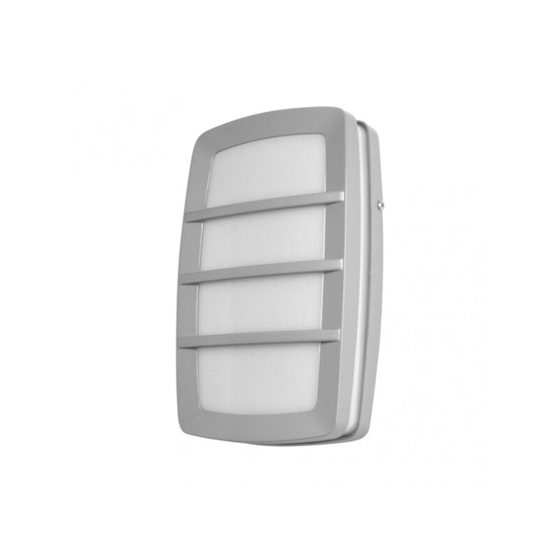 Applique extérieure Capella en aluminium 1xe27 gris ip44 8,5x30x18,5 cm