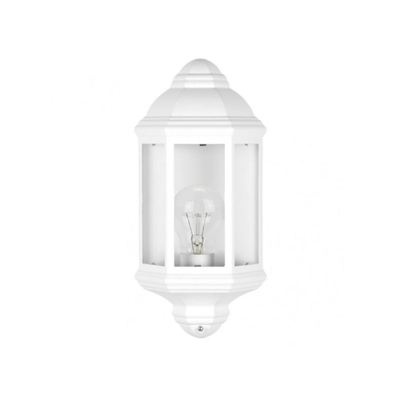 Lampe murale d'extérieur Shaula aluminium 1xe27 white ip44 36.5x16.5x16.5x9.5 cm