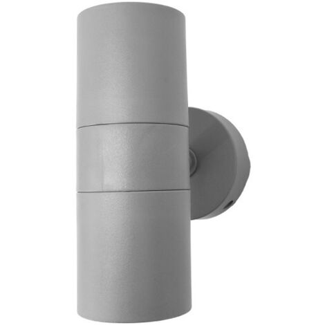 Aplique Exterior Becala 2xgu10 Gris Ip44