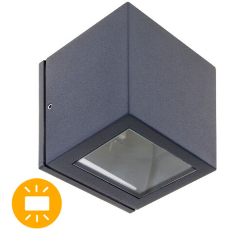 Aplique exterior Cavalum 1xE27 gris oscuro