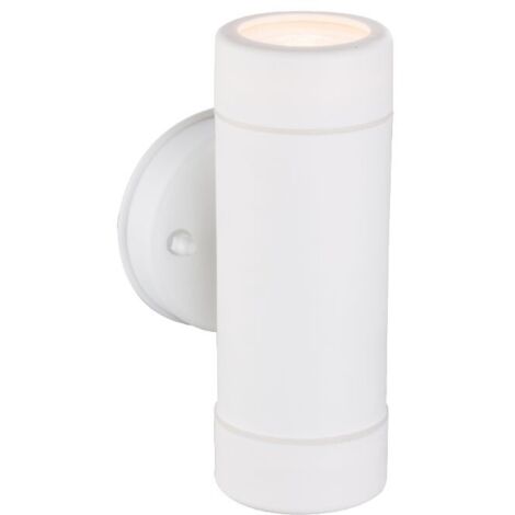 Aplique  exterior de 2 luces modelo TUELA  IP44 Blanco INTERLUSA