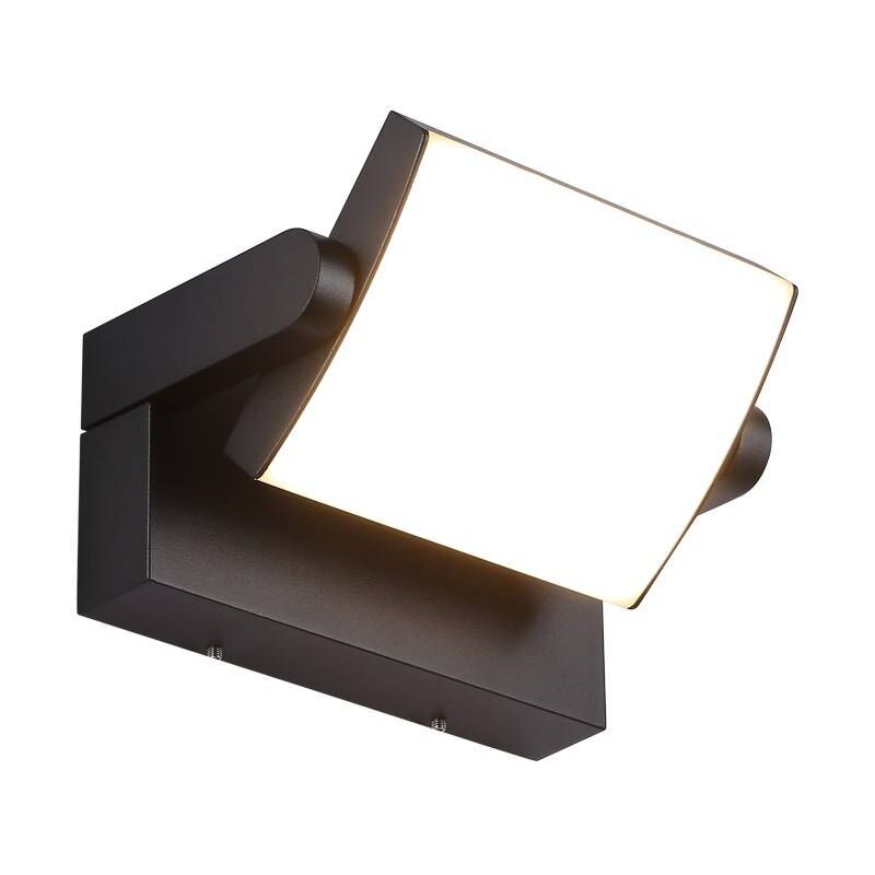 

Aplique exterior de pared LED orientable 'LUMI' 13W IP54 | Negro